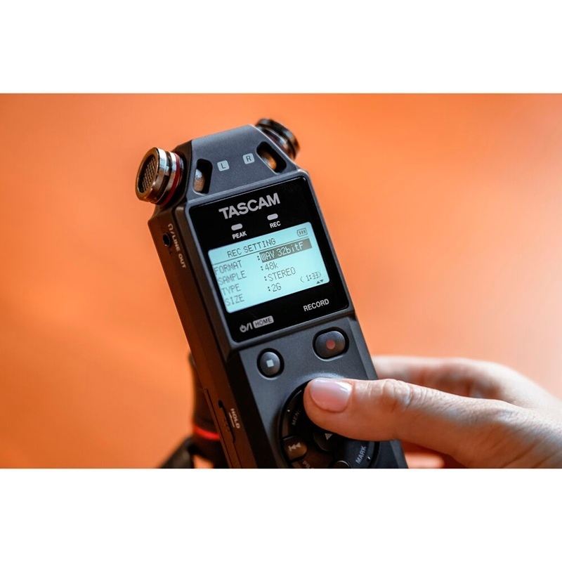 Tascam DR-05XP 32-Bit Float Stereo Portable Handheld Field Recorder