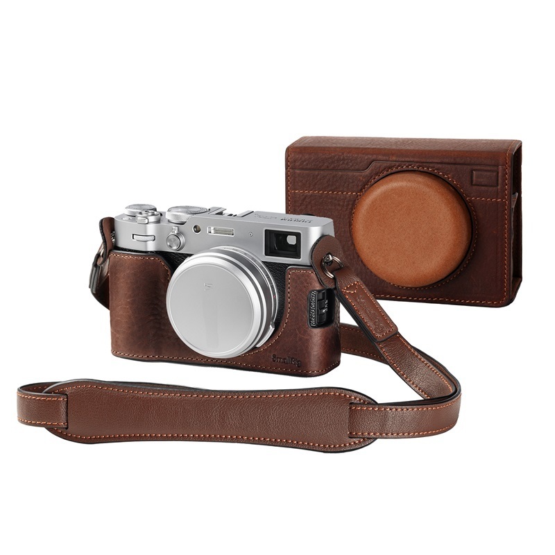 SmallRig Leather Case Kit for Fujifilm X100VI (Black 5622 / Brown 4558)
