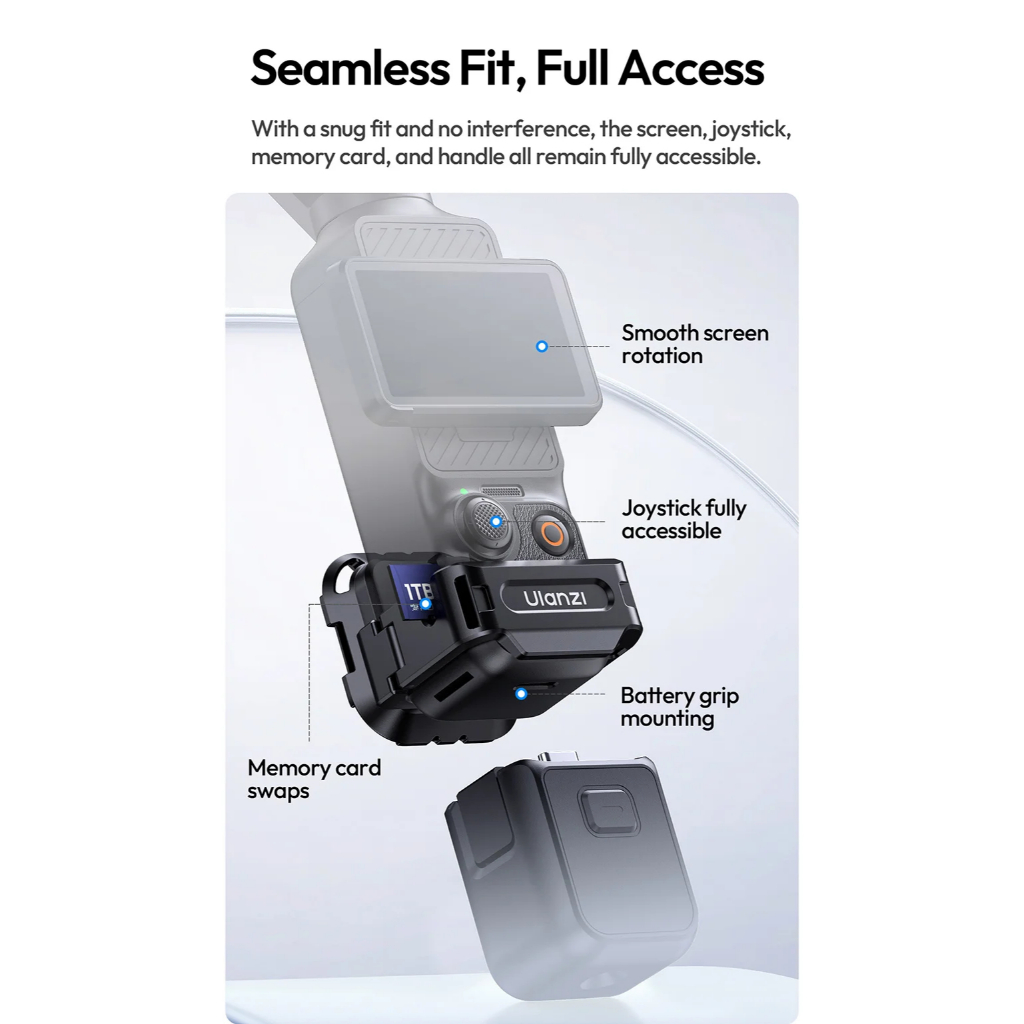 Ulanzi PK13 Pocket 3 Uka Quick Release Expansion Adapter (C067)