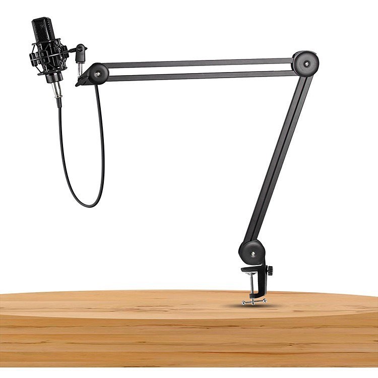 HoliCRAFT MBA21 Microphone Boom Arm Desk Clamp Stand (Heavy Duty 1.5kg Load)