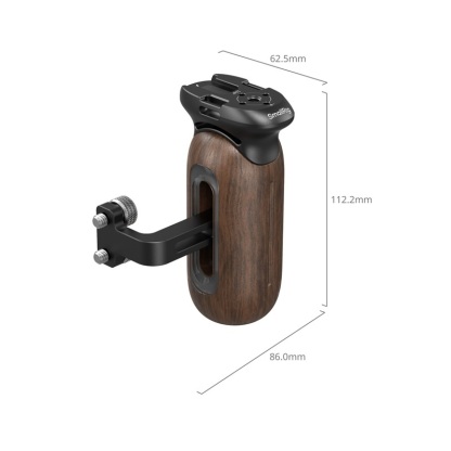 SmallRig Wooden Side Handle with 1/4"-20 Screws (5237)
