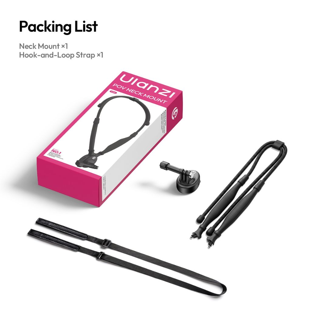 Ulanzi ZJ09 Flexible Neck Mount (S064) for Gopro DJI Pocket 4 Action 6 5 Insta 360 Action Camera-7daydeal