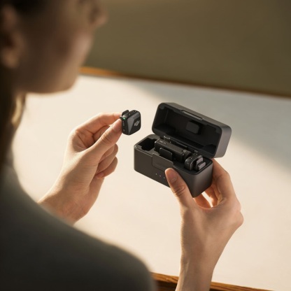 DJI Mic Mini Single / Dual 2-Person Compact Wireless Microphone System for Camera & Smartphone (2.4 GHz)