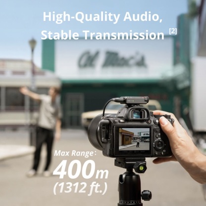 DJI Mic Mini Single / Dual 2-Person Compact Wireless Microphone System for Camera & Smartphone (2.4 GHz)