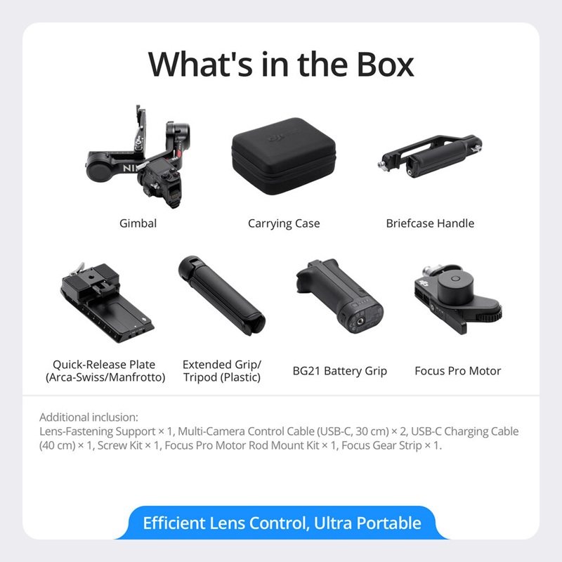 DJI RS 4 Combo Gimbal Stabilizer