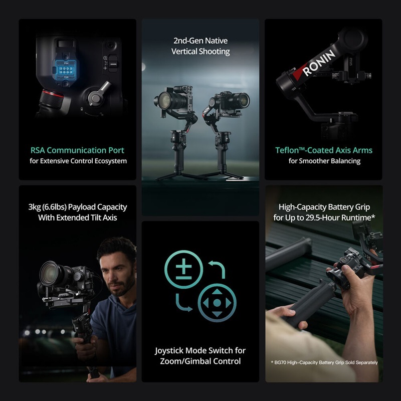 DJI RS 4 Combo Gimbal Stabilizer