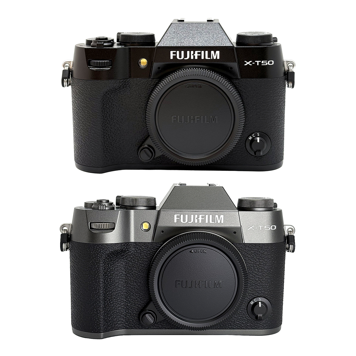 Fujifilm X-T50 Digital Camera Body Only (Black / Charcoal-Silver)