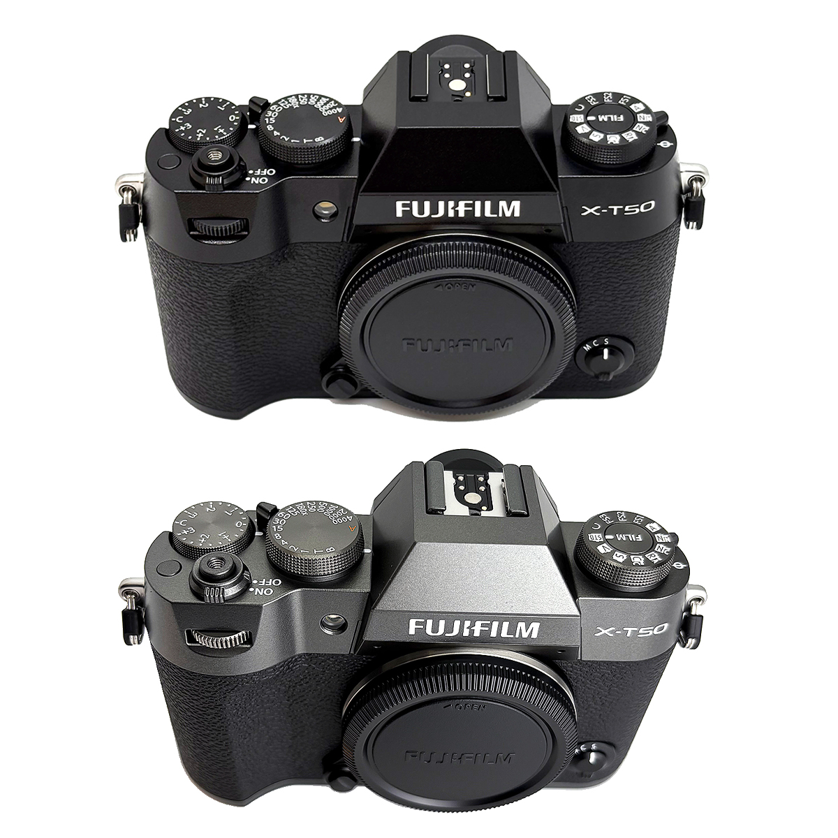 Fujifilm X-T50 Digital Camera Body Only (Black / Charcoal-Silver)