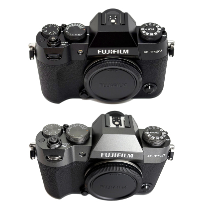 Fujifilm X-T50 Digital Camera Body Only (Black / Charcoal-Silver)