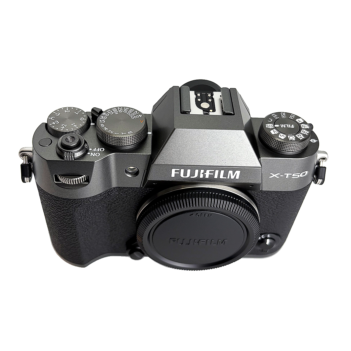 Fujifilm X-T50 Digital Camera Body Only (Black / Charcoal-Silver)