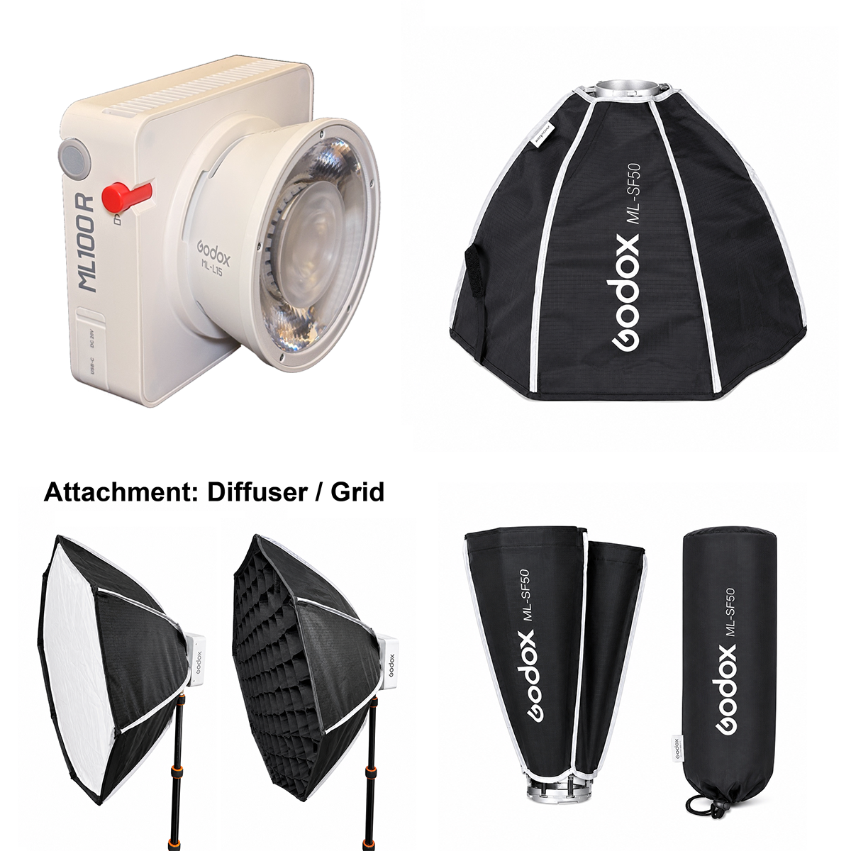 Godox ML100R RGB Full Colour Portable Video LED Light