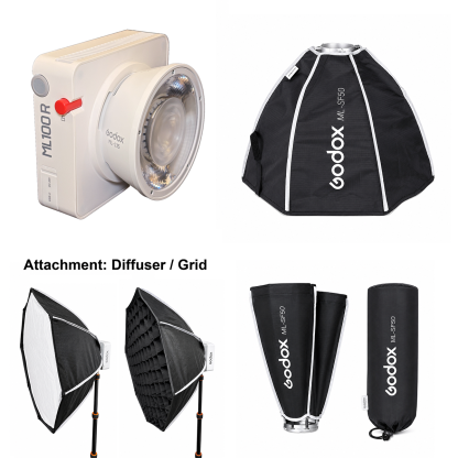 Godox ML100R RGB Full Colour Portable Video LED Light