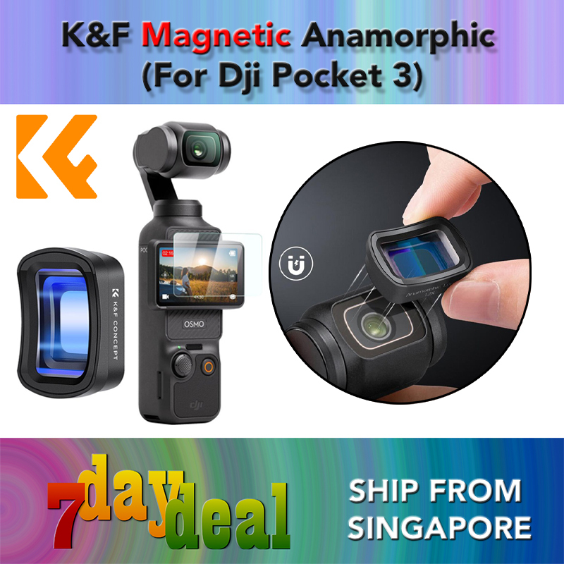 K&F Magnetic Anamorphic Lens (For DJI Osmo Pocket 3)