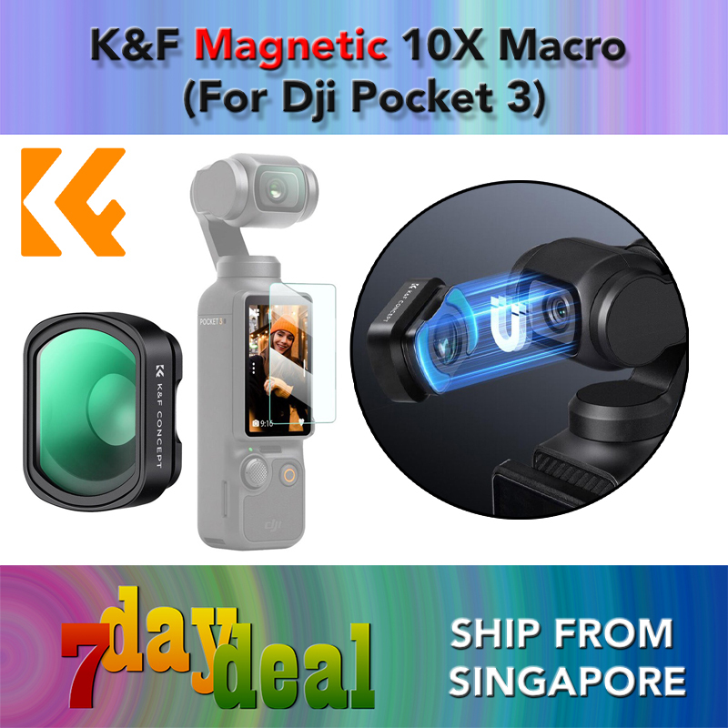 K&F Magnetic 10X Macro Lens (For DJI Osmo Pocket 3)