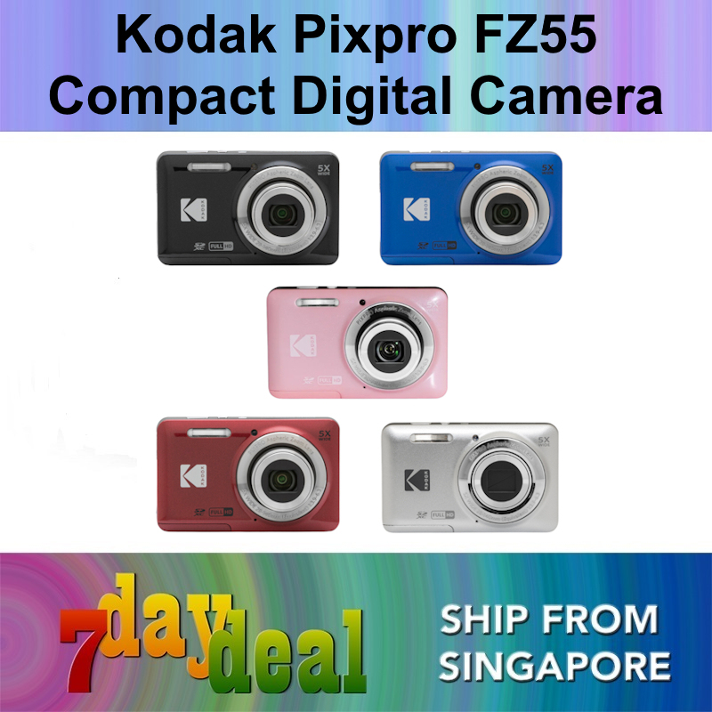 Kodak Pixpro FZ55 Friendly Zoom Compact Digital Camera (Black / Blue / Pink / Red / Silver)