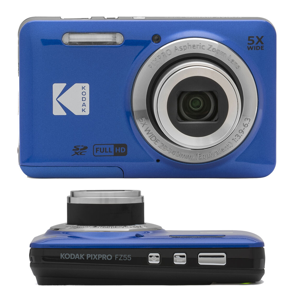 Kodak Pixpro FZ55 Friendly Zoom Compact Digital Camera (Black / Blue / Red / Silver)