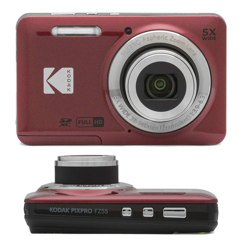 Kodak Pixpro FZ55 Friendly Zoom Compact Digital Camera (Black / Blue / Red / Silver)