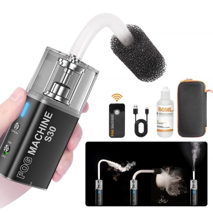 LENSGO HANDHELD FOG MACHINE - Smoke S30 (Dry Ice Effects for Photography, Videography, Filming)