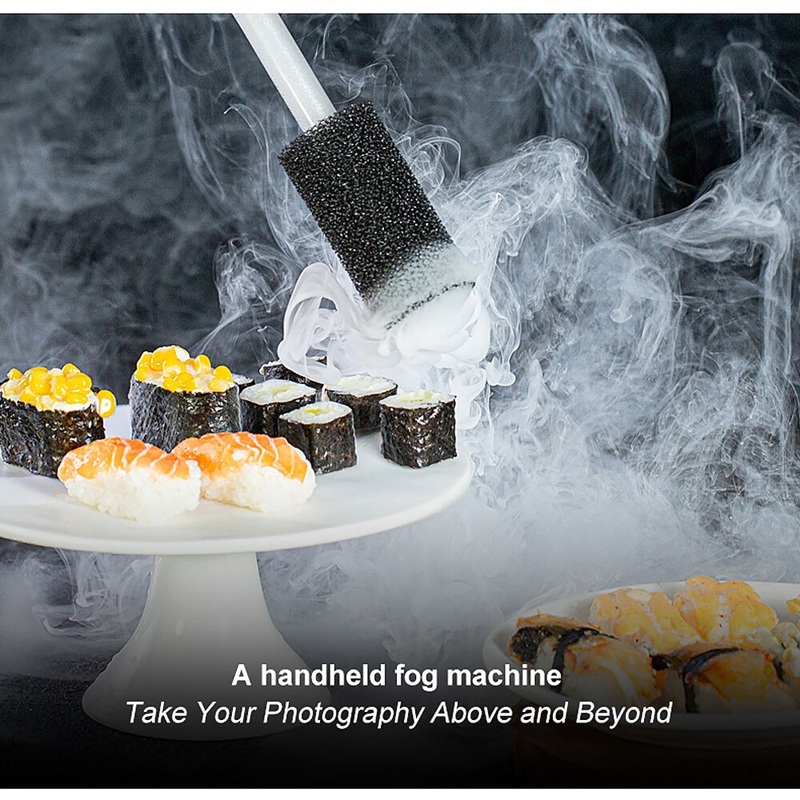 LENSGO HANDHELD FOG MACHINE - Smoke S30 (Dry Ice Effects for Photography, Videography, Filming)