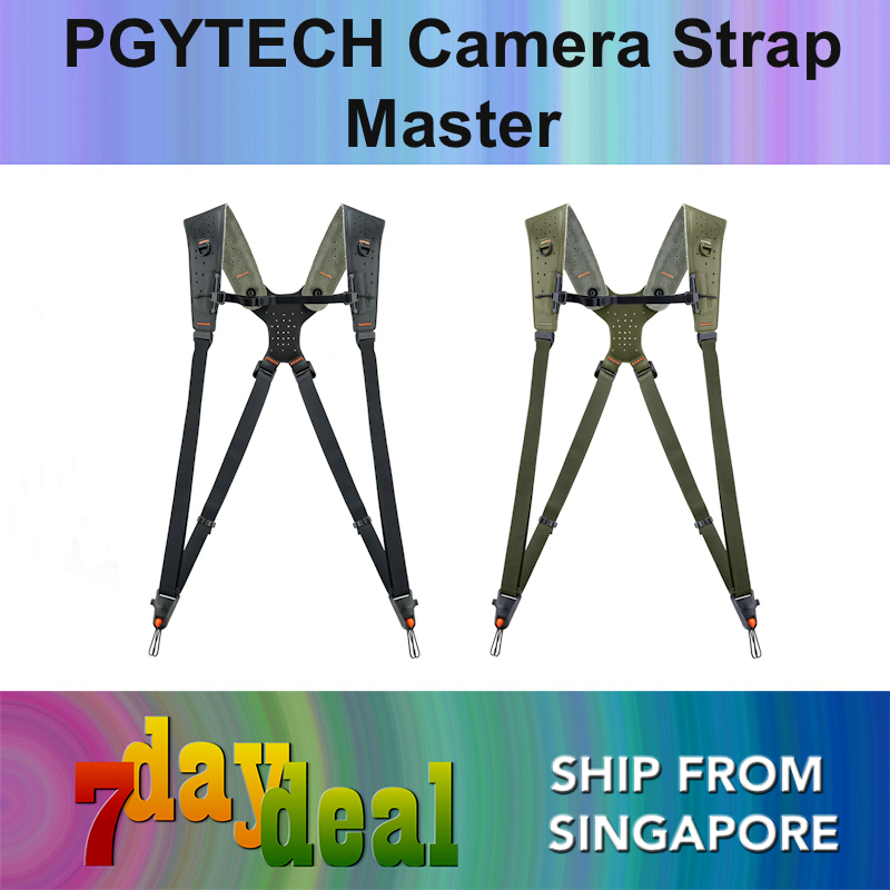 PGYTECH Camera Strap Master (Black / Green)
