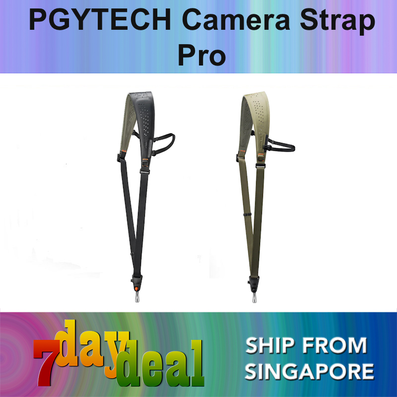PGYTECH Camera Strap Pro (Black / Green)
