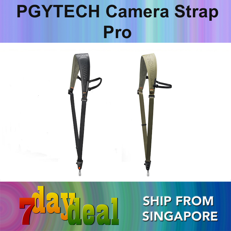 PGYTECH Camera Strap Pro (Black / Green)