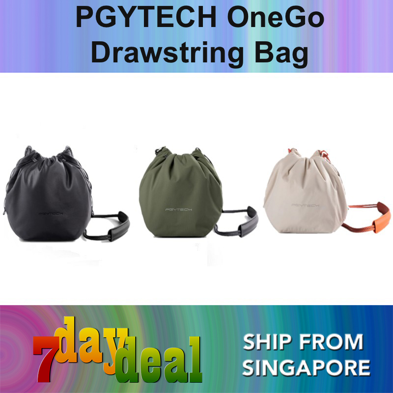 PGYTECH OneGo Drawstring Bag – (Midnight / Forest / Ivory)