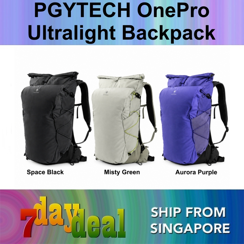 PGYTECH OnePro Ultralight Backpack 20L / 30L / 40L (Space Black / Misty Green / Aurora Purple)