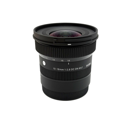 Sigma 10-18mm f/2.8 DC DN AF APS-C Contemporary Lens (Sony E / Fujifilm X / Canon RF Mount)