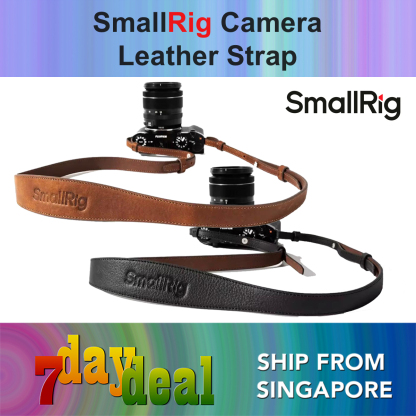 SmallRig Universal Leather Camera Shoulder Strap (Black 5208 / Brown 5209)