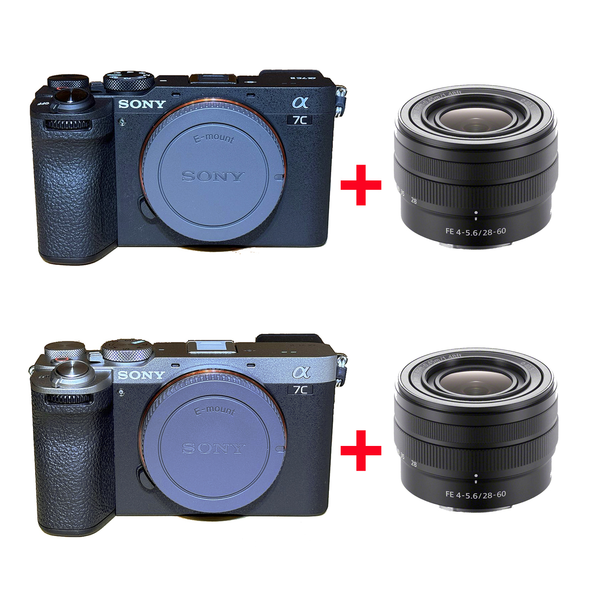 Sony a7C II Mirrorless Camera (Black / Silver) + 28-60mm F4-5.6 Lens