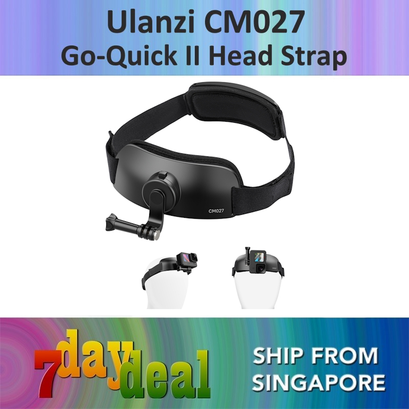 Ulanzi CM027 Go-Quick II Head Strap Mount for Action Camera (C020GBB1)