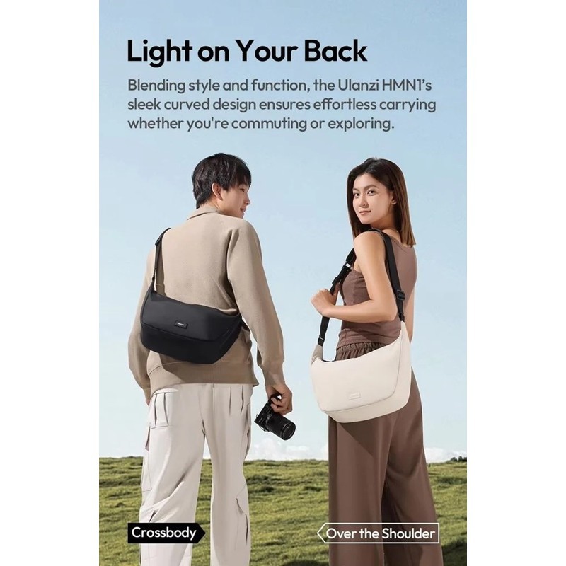 Ulanzi HMN1 Lunar Sling Bag (Black - B161 / Grey - B160)