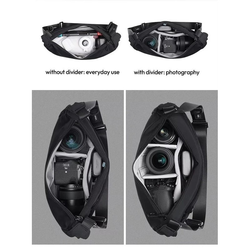 Ulanzi HMN1 Lunar Sling Bag (Black - B161 / Grey - B160)
