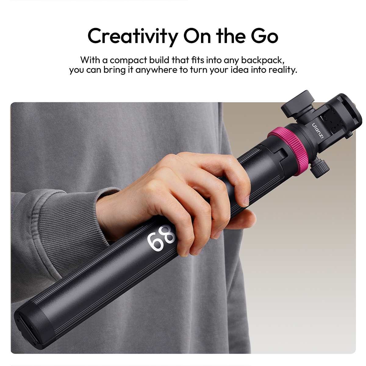 *Upgraded Version* Ulanzi MT-89 Auto Open Quick Release Cold Shoe Mount Light Stand (T082A)