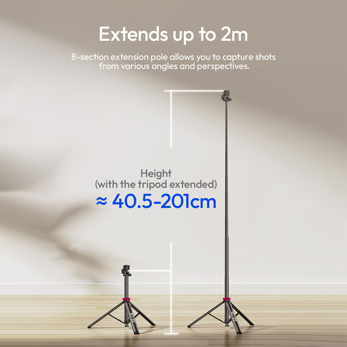 *Upgraded Version* Ulanzi MT-89 Auto Open Quick Release Cold Shoe Mount Light Stand (T082A)