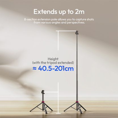 *Upgraded Version* Ulanzi MT-89 Auto Open Quick Release Cold Shoe Mount Light Stand (T082A)