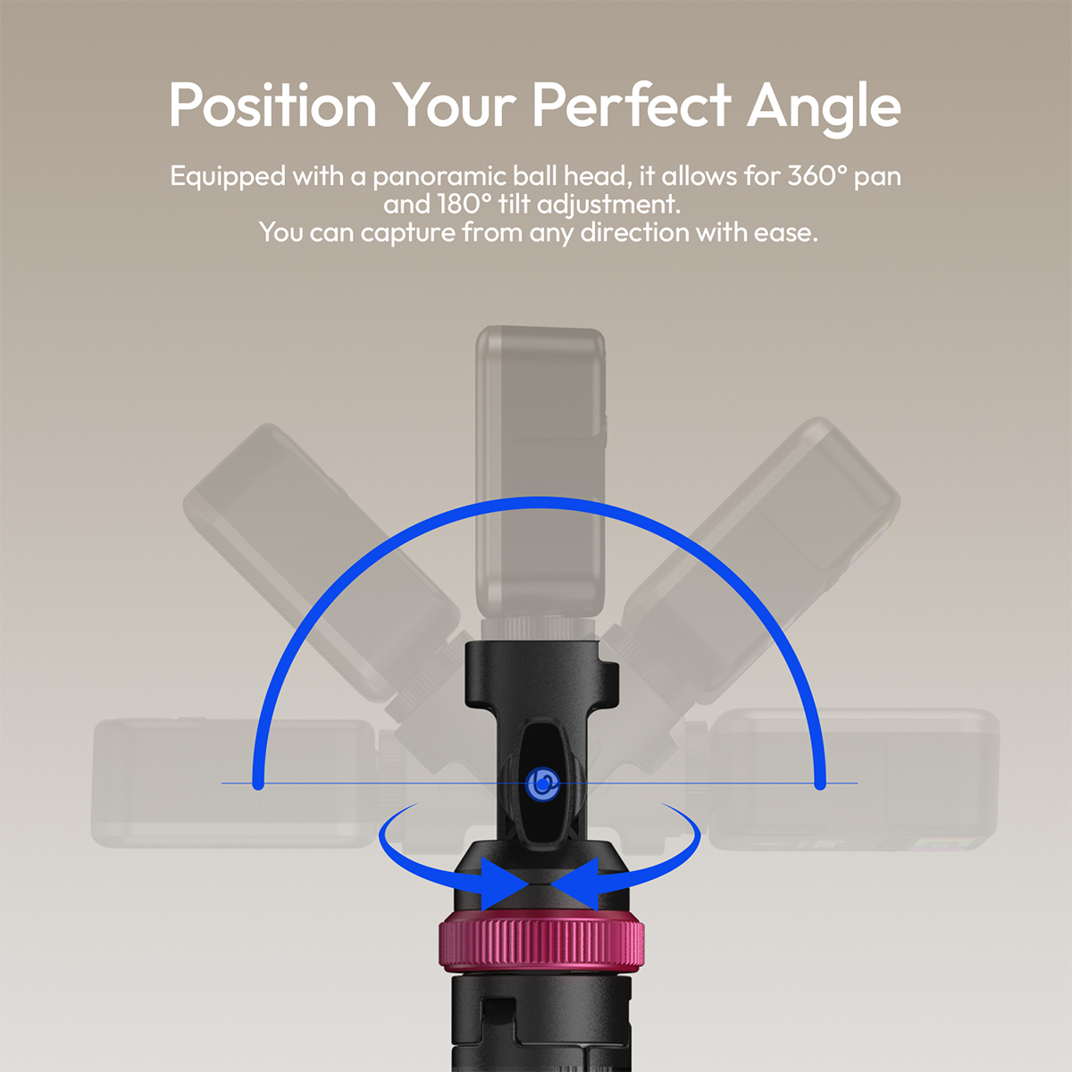 *Upgraded Version* Ulanzi MT-89 Auto Open Quick Release Cold Shoe Mount Light Stand (T082A)