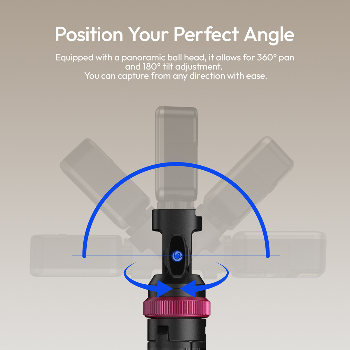 *Upgraded Version* Ulanzi MT-89 Auto Open Quick Release Cold Shoe Mount Light Stand (T082A)