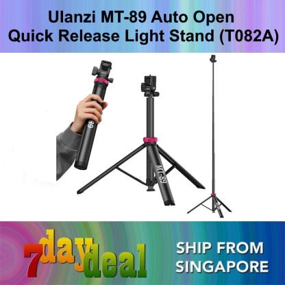 *Upgraded Version* Ulanzi MT-89 Auto Open Quick Release Cold Shoe Mount Light Stand (T082A)