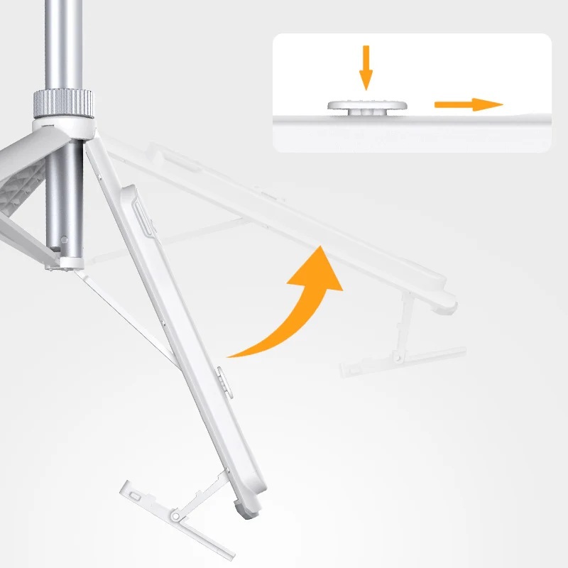 Ulanzi TT88 4-in-1 Mode Magnetic Overhead Selfie Stick - White (T111)