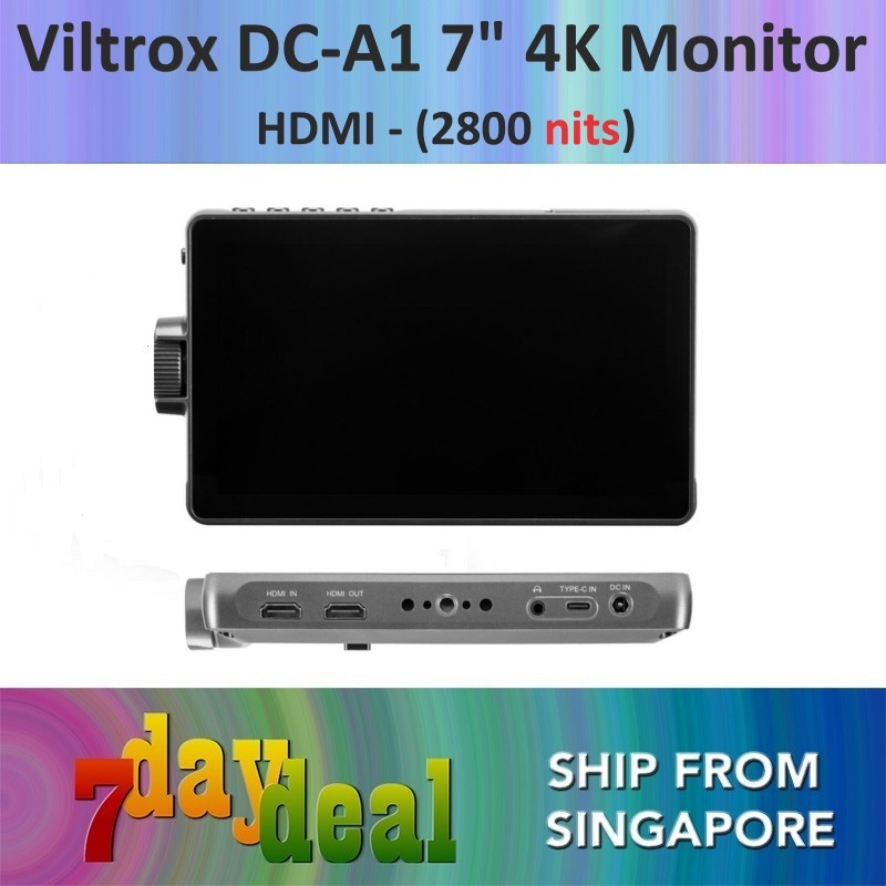 Viltrox DC-A1 HDMI On-Camera 7" Field Monitor (2800 Nit and Touch Screen)