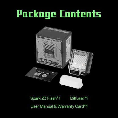 Viltrox Spark Z3 TTL On-Camera Flash (Gray / Green) (C / F / N / S Mount)