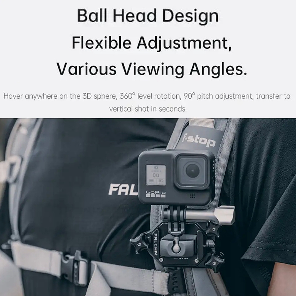 FALCAM F38 & F22 Quick Release BallHead For Action Camera (2554)