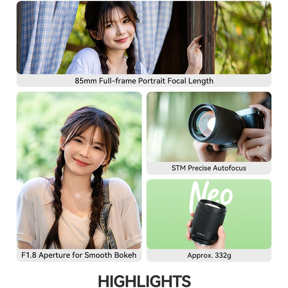 TTArtisan AF 85mm F/1.8 Neo Full Frame Lens (Leica L / Nikon Z / Sony E FE)