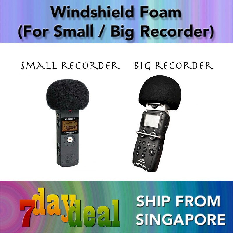 HoliCRAFT Windshield Foam for Small and Big Recorder