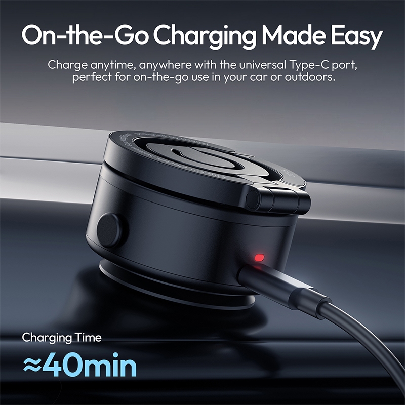 Ulanzi SK-22 Clip-On Electric Suction Cup (Magsafe) Phone Holder M096