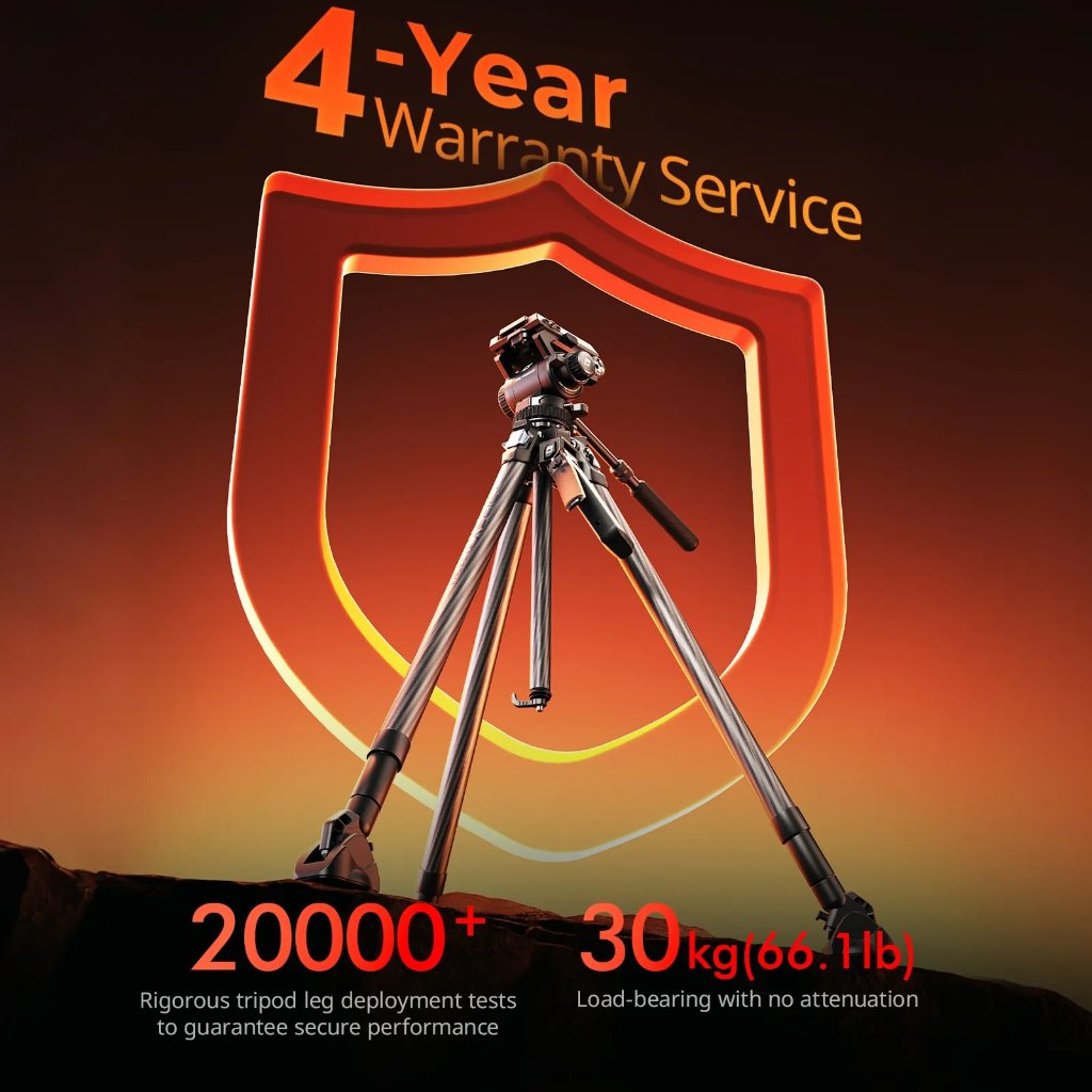 SmallRig x Potato Jet TRIBEX CARBON II Tripod With Dynamic Balance Hydraulic Fluid Head (5755)