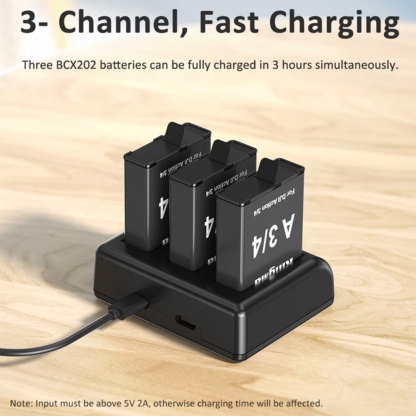 KingMa BM068 Charger / BCX204 Battery (For DJI Osmo 360 / Action 5 Pro / Action 4 / Action 3 Cameras)