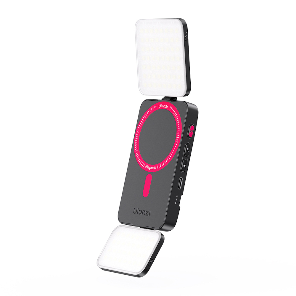 Ulanzi GL01 GlowUp Magnetic Fill Light (Black L288 / Pink L287 / White L212)